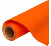 Термотрансферная плёнка, оранжевый флуор, 25х25 см